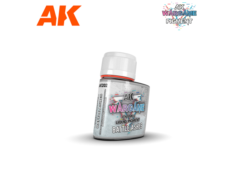 Ak interactive Pigments AK1202 CENDRES DE BATAILLE PIGMENT LIQUIDE ÉMAIL 35ml