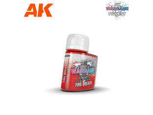 Ak interactive Pigments AK1209 SOUFFLE DE FEU PIGMENT LIQUIDE ÉMAIL 35ml