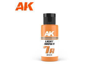 Ak interactive peinture AK1513 DUAL EXO 7A BRUN CLAIR 60 ml