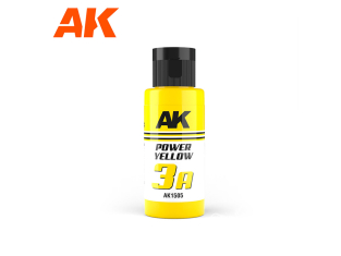 Ak interactive peinture AK1505 DUAL EXO 3A PUISSANCE JAUNE 60ml 60ml.