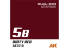 Ak interactive peinture AK1510 DUAL EXO 5B ROUGE SALE 60ml. 60ml.