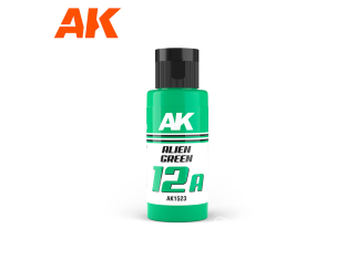 Ak interactive peinture AK1523 DUAL EXO 12A ALIEN VERT 60ml.