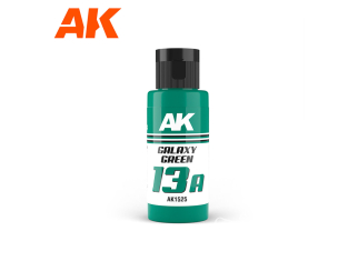 Ak interactive peinture AK1525 DUAL EXO 13A GALAXY VERT 60 ml.