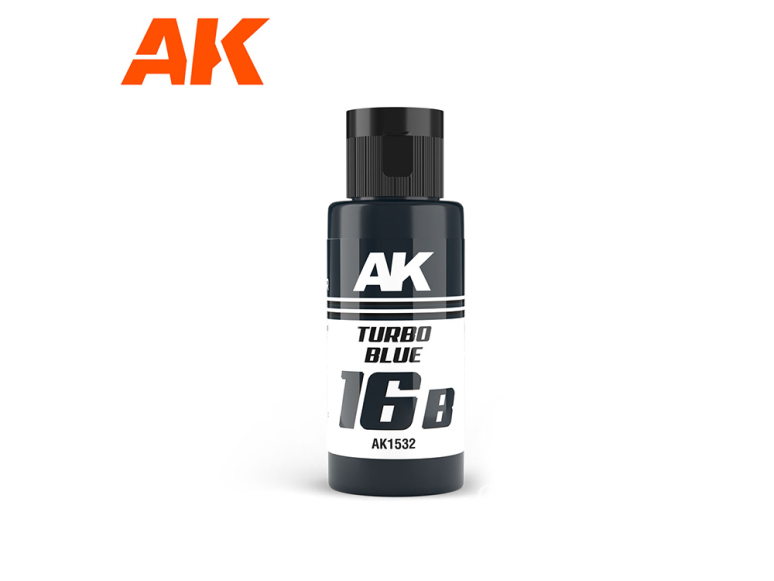 Ak interactive peinture AK1532 DUAL EXO 16B BLEU TURBO 60ml.