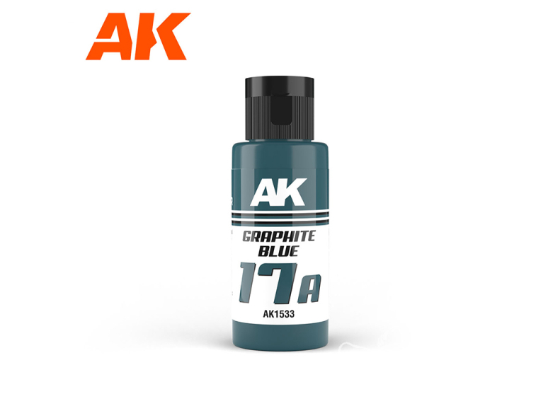 Ak interactive peinture AK1533 DUAL EXO 17A BLEU GRAPHITE 60ml.