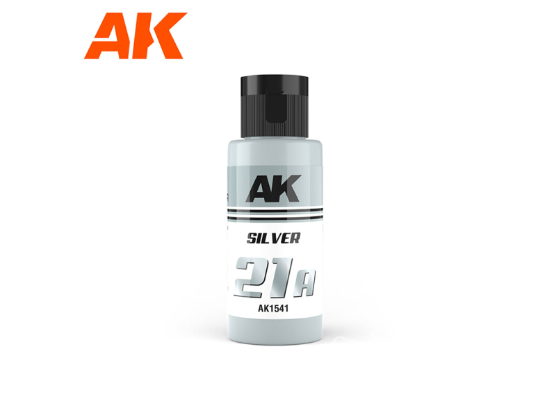 Ak interactive peinture AK1541 DOUBLE EXO 21A ARGENT 60ml.