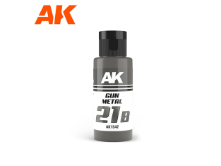 Ak interactive peinture AK1542 DUAL EXO 21B GUN METAL 60ml.