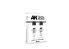 Ak interactive peinture AK1543 DUAL EXO SET 1 1A XTREME BLANC ET 1B ROBOT BLANC 2x60ml.