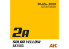 Ak interactive peinture AK1544 DUAL EXO SET 2 2A JAUNE SOLAIRE ET PIERRE PLUTON 2B 2x60ml.