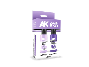 Ak interactive peinture AK1554 DUAL EXO SET 10 10A NÉBULEUSE VIOLET ET 10B ANDROMÈDE VIOLET 2x60ml.