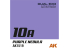 Ak interactive peinture AK1554 DUAL EXO SET 10 10A NÉBULEUSE VIOLET &amp; 10B ANDROMÈDE VIOLET 2x60ml.