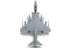 AIRFIX maquettes avion 55300 coffret BAe Harrier GR9 inclus peinture 1:72