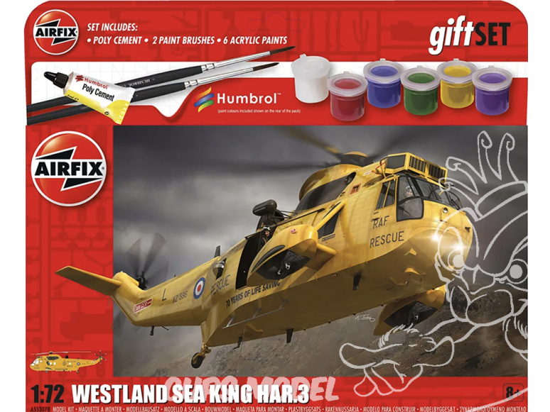 Airfix maquette Helicoptére A55307A Large Starter Set - Westland Sea King HAR.3 1/72