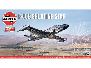 Airfix maquette avion A02043V F-80C Shooting Star 1/72