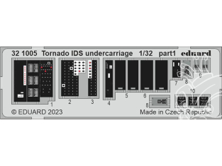 Eduard photodécoupe avion 321005 Undercarriage Tornado IDS Italeri 1/32