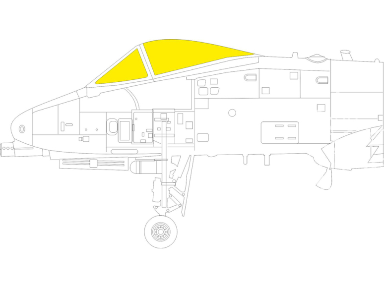 Eduard Express Mask EX916 A-10C TFace Hobby Boss 1/48