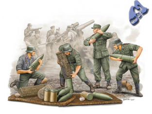 Trumpeter maquette militaire 00426 ARTILLEURS ALLEMANDS EN ACTIO