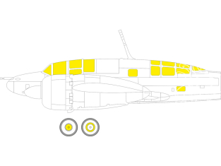 Eduard Express Mask CX639 Ki-46-III Interceptor Hasegawa 1/72