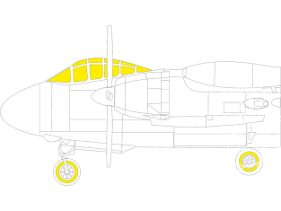 Eduard Express Mask CX637 AJ-1 Roden 1/72