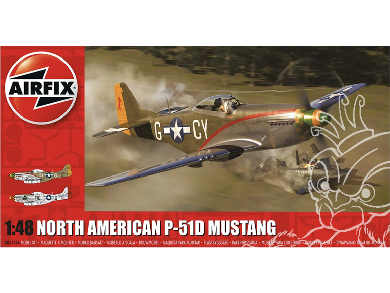 Airfix maquette avion A05131A North American P-51D Mustang 1/48