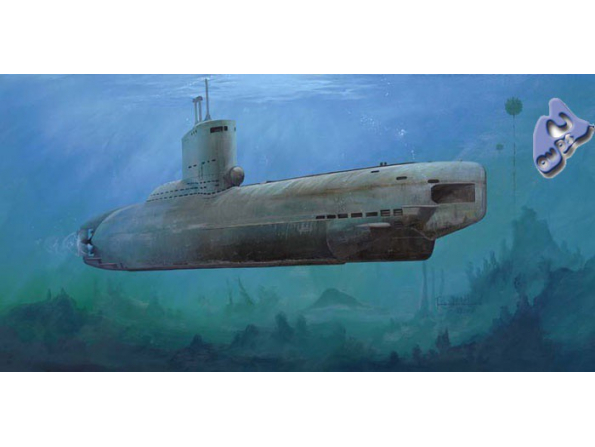 Trumpeter maquettes sous marin 05908 U-BOAT TYPE XXIII 1945 1/14