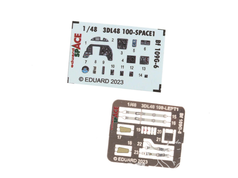 Eduard Space décalques 3D 3DL48100 Messerschmitt Bf 109G-6 Tamiya 1/48