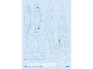 Eduard décalques ER48005 Sukhoi Su-25 rivets en relief et détails de surface Zvezda 1/48