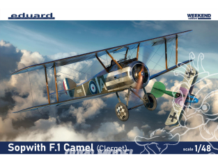 EDUARD maquette avion 8486 Sopwith F.1 Camel (Clerget) WeekEnd Edition 1/48