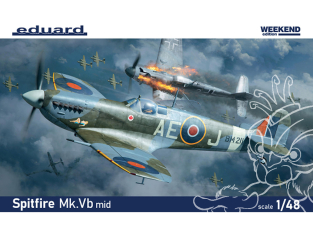 EDUARD maquette avion 84186 Spitfire Mk.Vb WeekEnd Edition 1/48