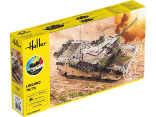 Heller maquette militaire 57142 STARTER KIT STARTER KIT Leclerc T5/T6 inclus peintures principale colle et pinceau 1/35