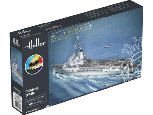 Heller maquette bateau 57034 STARTER KIT STARTER KIT Jeanne d'Arc inclus peintures principale colle et pinceau 1/400