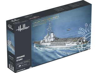 Heller maquette bateau 81034 Porte-hélicoptères Jeanne d'Arc 1/400