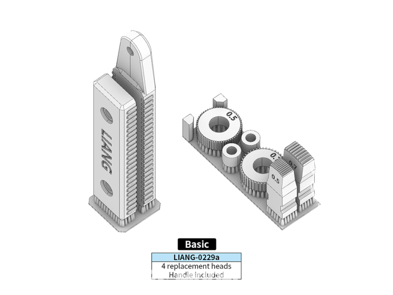 Liang Model outillage 0229a Outil Zimmerit coat - Set basique 1/35 - 1/48 - 1/72
