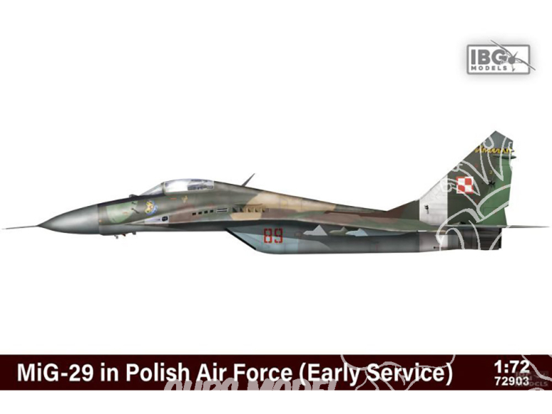 IBG maquette avion 72903 MiG-29 dans l'armée de l'air polonaise 1/72