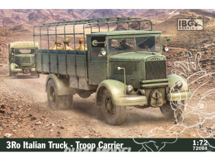 IBG maquette militaire 72094 Camion italien 3Ro transport de troupes 1/72