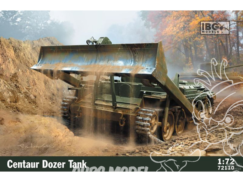 IBG maquette militaire 72110 Char bulldozer centaure 1/72