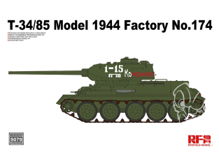 Rye Field Model maquette militaire 5079 T-34/85 Model 1944 Factory No.174 1/35