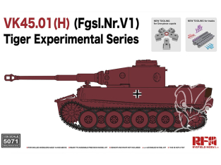 Rye Field Model maquette militaire 5071 VK45.01(H) (Fgsl.Nr.V1) Tiger Experimental Series 1/35