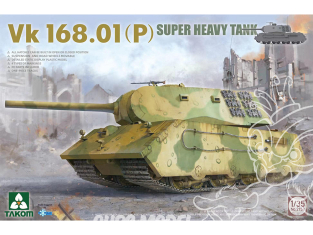 Takom maquette militaire 2158 Vk168.01(P) Char super lourd 1/35