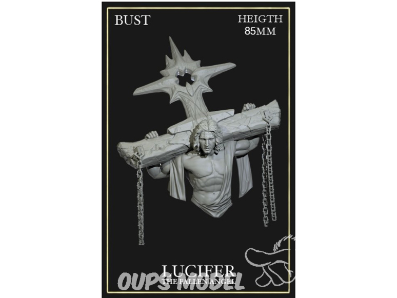 Yedharo Models figurine résine 0583 Buste de Lucifer l'ange déchu 85mm