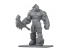 Yedharo Models figurine résine 1078 Champion orc V1 Echelle 70mm