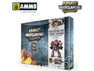 MIG Ammo Wargaming Universe 7922 Numéro 03 Weathering pour armure de combat