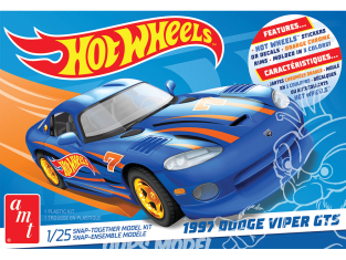 AMT maquette voiture 1349 Hot Wheels 1997 Dodge Viper GTS Snap 1/25