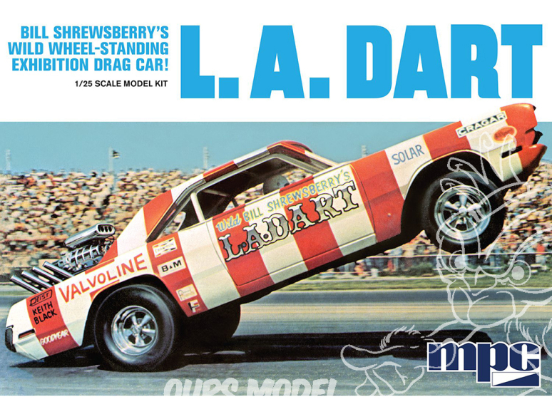 MPC maquette voiture 974 L.A. DART WHEELSTANDER 1/25