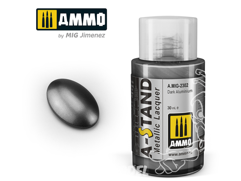 MIG peinture A-Stand 2302 Aluminium foncé - Dark Aluminium 30ml