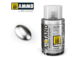 MIG peinture A-Stand 2304 Aluminium poli - Polished Aluminium 30ml