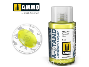 MIG peinture A-Stand 2402 Medium jaune transparent 30ml ALC402