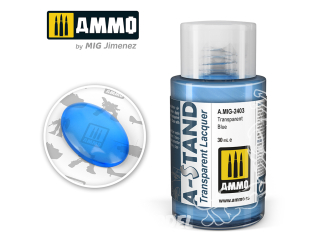 MIG peinture A-Stand 2403 Medium bleu transparent 30ml ALC403 30ml