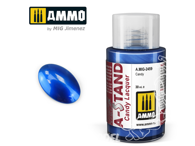 MIG peinture A-Stand 2459 Candy bleu cobalt 30ml ALC710