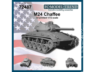 FC MODEL TREND maquette résine 72487 M24 Chaffee 1/72